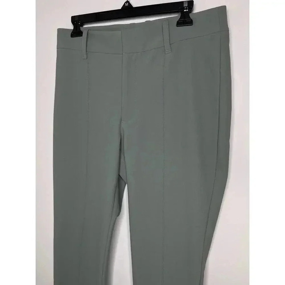 VINCE High Waist Cigarette Pants sz 12 Light Slate Slim Fit Neutral Minimalist - Picture 5 of 11